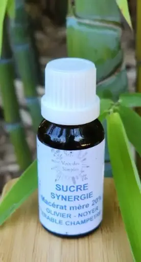 Sucre : Olivier, Noyer, Erable